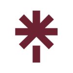 Favicon circular burdeos mediano, representación visual personalizada para sitio web de Yolanda Mejías
